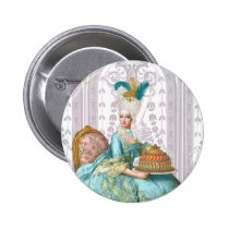 Marie Antoinette in Aqua buttons