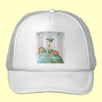 Marie Antoinette in Aqua hats