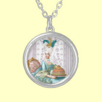 Marie Antoinette in Aqua necklaces