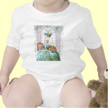 Marie Antoinette in Aqua t-shirts