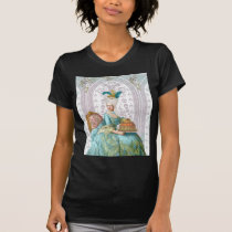 Marie Antoinette in Aqua t-shirts