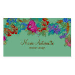 Marie Antoinette in Flowers ~ Business Cards