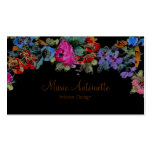 Marie Antoinette in Flowers ~ Business Cards