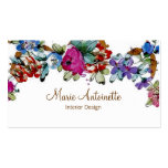Marie Antoinette in Flowers ~ Business Cards
