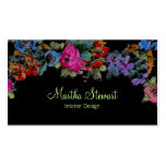 Marie Antoinette in Flowers ~  Business Cards