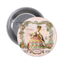 Marie Antoinette in Pink buttons