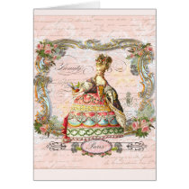 Marie Antoinette in Pink Card