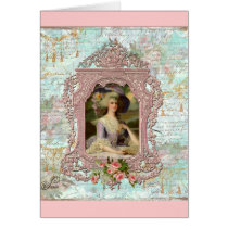 Marie Antoinette in Pink Frame