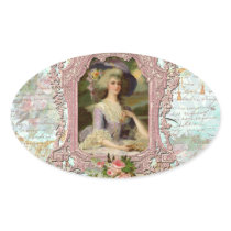 Marie Antoinette in Pink Frame