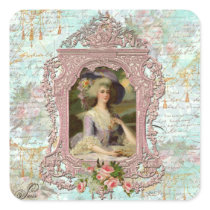 Marie Antoinette in Pink Frame