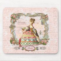 Marie Antoinette in Pink mousepads
