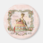 Marie Antoinette in Pink Refrigerator Magnets