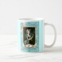 Marie Antoinette Lace Pink Roses mugs