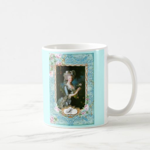 Marie Antoinette Lace Pink Roses Mug