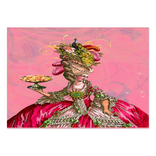 Marie Antoinette Let Them Eat Cake Business Card