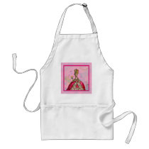 Marie Antoinette Let them eat cake & Peacock Apron