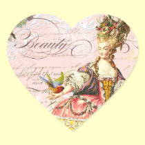Marie Antoinette Paris Pink Roses stickers