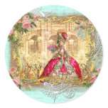 Marie Antoinette Party at Versailles in Aqua stickers