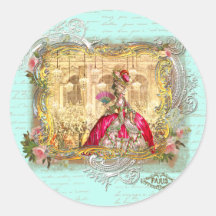 Marie Antoinette Party at Versailles Stickers Tags