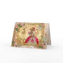 Marie Antoinette Party in Pink at Versailles Cards