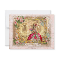 Marie Antoinette Party in Pink at Versailles Announcement