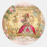 Marie Antoinette Party in Pink at Versailles Stickers