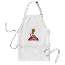 Marie Antoinette peacock and cake Aprons