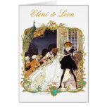 Marie Antoinette Peacock Costume Ball Invites Greeting Card