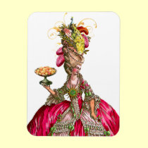 Marie Antoinette & Peacock magnets