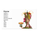 Marie Antoinette & Peacock Pastry Business Cards