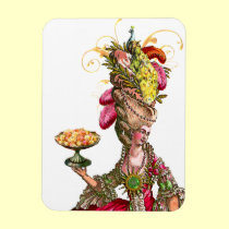 Marie Antoinette & Peacock magnets