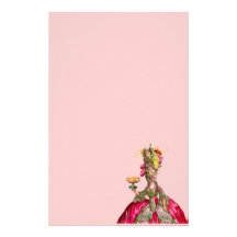 Marie Antoinette & Peacock Stationery Paper