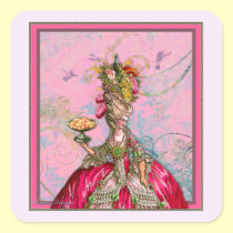 Marie Antoinette Peacocks and Cakes stickers