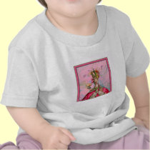 Marie Antoinette Peacocks and Cakes t-shirts