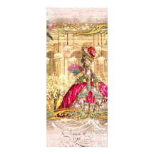 Marie Antoinette Pink Party at Versailles Invite