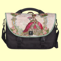 Marie Antoinette & Pink Roses commuterbag