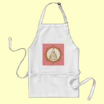 Marie Antoinette Poodle aprons
