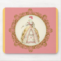 Marie Antoinette Poodle mousepads
