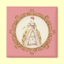 Marie Antoinette Poodle magnets