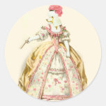 Marie Antoinette Poodle Sticker