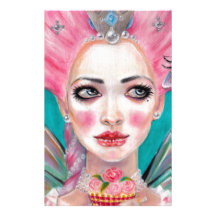 Marie Antoinette Queen Bee Personalized Stationery