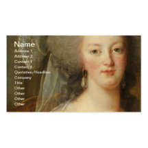 Marie Antoinette, Queen of France Business Card