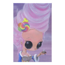Marie Antoinette Stationery Design