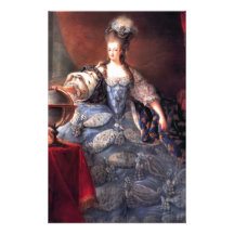 Marie Antoinette Stationery Design
