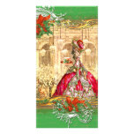Marie Antoinette Tea Party Christmas Photo Card