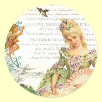 Marie Antoinette Valentine stickers