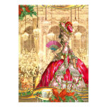 Marie Antoinette Versailles Christmas Tea Party Personalized Announcement