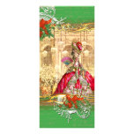 Marie Antoinette Versailles Christmas Tea Party Custom Rack Cards