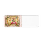 Marie Antoinette Versailles Party in Pink Return Address Labels