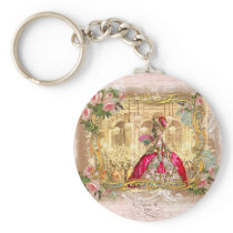 Marie Antoinette Versailles Party Pink Key Chains